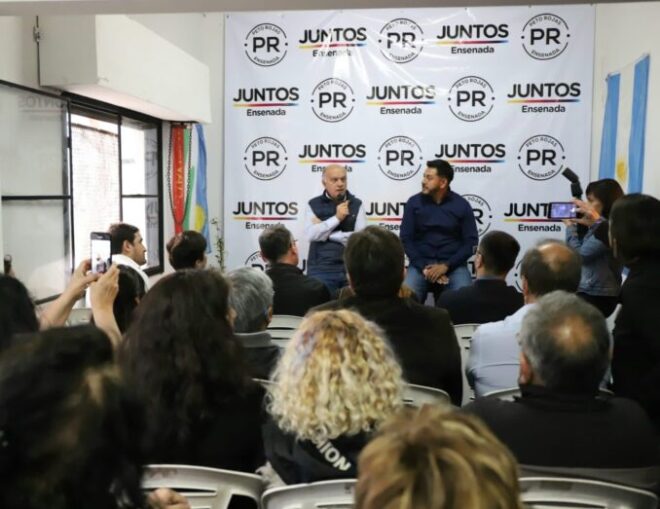 Grindetti en Ensenada: “este gobierno está nominado, tienen que mirar menos la tele y más la realidad de los argentinos"