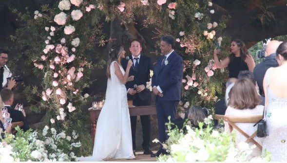 Jorge Macri y Belén Ludueña celebraron su casamiento cargado de emociones