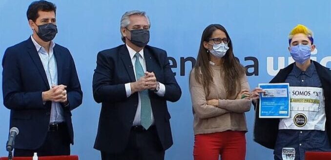 Alberto Fernández:"Somos todas, todos y todes"