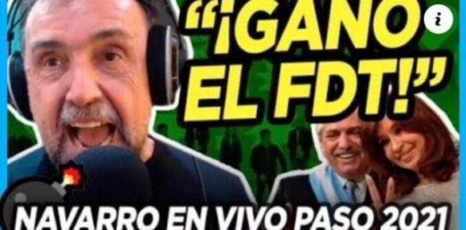 Un periodista kirchnerista de C5N anunció el triunfo del Frente de Todos en la provincia de Buenos Aires