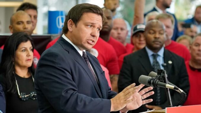 Ron DeSantis buscará un alivio al impuesto a la gasolina