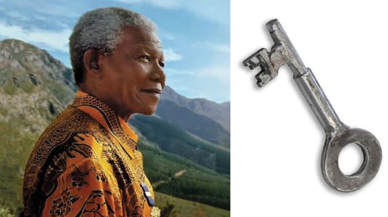 Indignación en Sudáfrica: quieren subastar la llave de la celda en la que estuvo preso Nelson Mandela