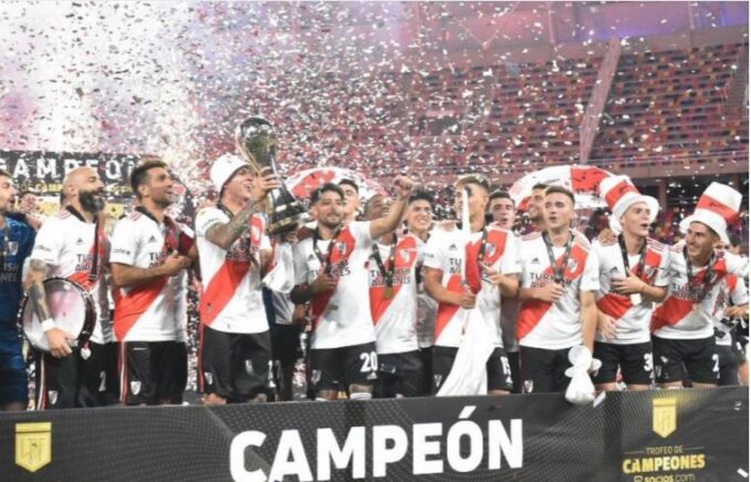 River goleó 4 a 0 a Colón y se consagró ganador del Trofeo de Campeones