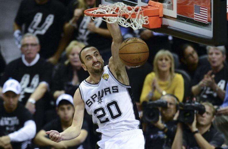 Manu Ginóbili fue seleccionado como finalista para entrar al Salón de la Fama de la NBA