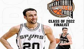 Manu Ginóbili fue seleccionado como finalista para entrar al Salón de la Fama de la NBA