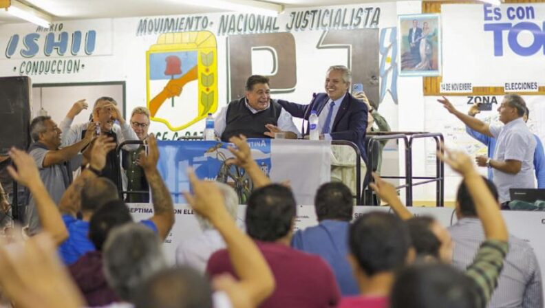 Alberto Fernández envío un mensaje a la militancia desde José C. Paz: "Un carajo estamos perdidos"