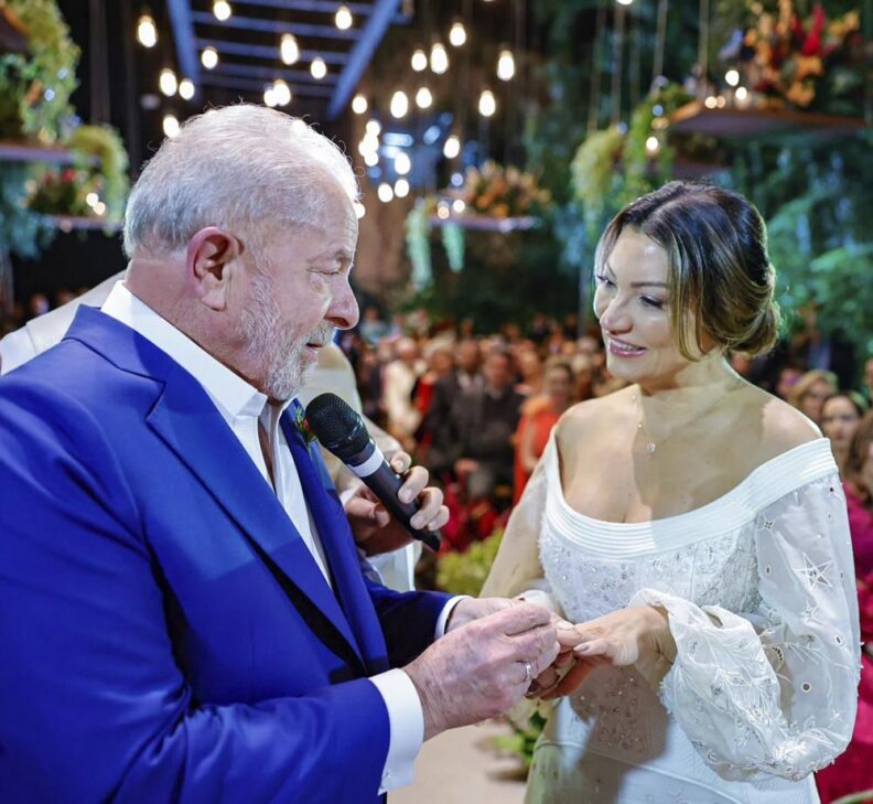 Brasil: Lula se casó por 3ra vez en una boda con toque político