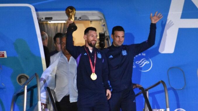 La Selección y la Copa del Mundo ya están en la Argentina 