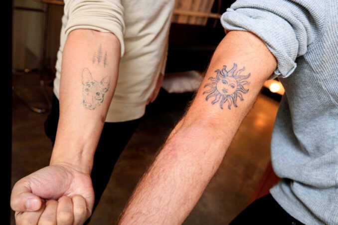 Tatuajes Ephemeral que se desvanecen con en el tiempo