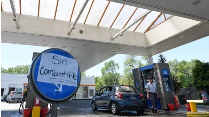 SIN COMBUSTIBLE DESTACADA