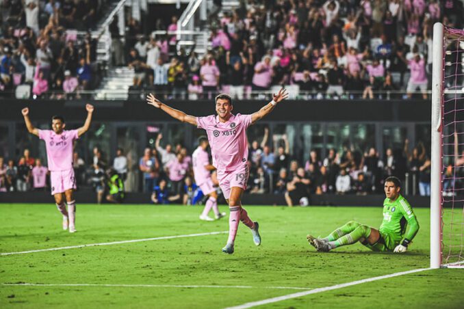 Inter Miami CF empató en el final ante Charlotte FC con Messi en la platea